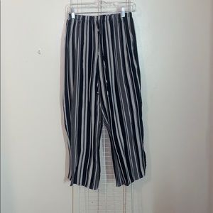 black and white dress pants